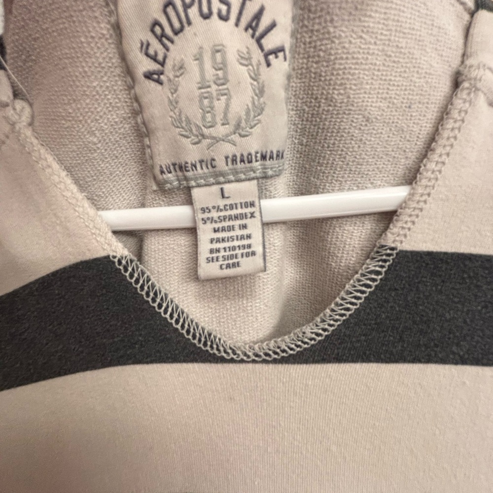 Aeropostale Gray Crewneck Sweater Cozy Knit